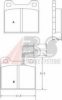 ALFA 60720645 Brake Pad Set, disc brake